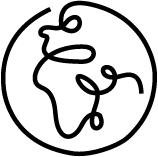 Image of a hand-drawn globe